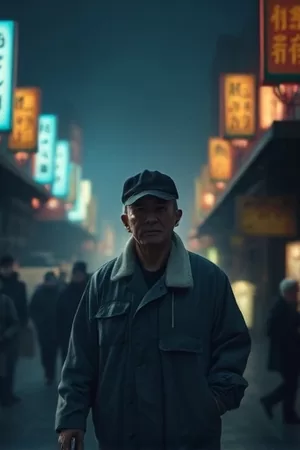 《砖石与玫瑰》竖版海报，老砖墙前一株盛放的玫瑰